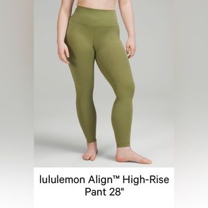 Align High Rise Leggings 28”